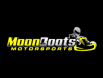 MoonBoots Motorsports  logo design by jaize
