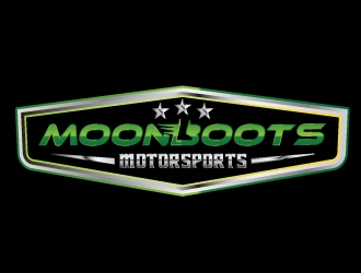 MoonBoots Motorsports  logo design by lbdesigns