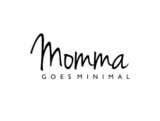 Momma Goes Minimal logo design by haidar