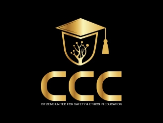 Citizens united for safety & ethics in education #CCC logo design by zubi