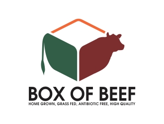 Box of Beef logo design by rokenrol