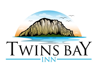 Twins Bay Inn logo design by MAXR