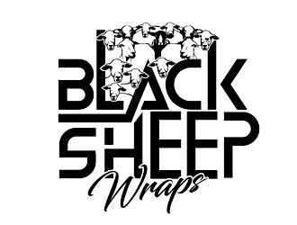 Black Sheep Wraps logo design by shere