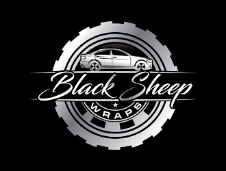 Black Sheep Wraps logo design by shere