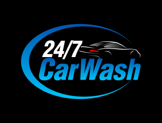 24/7 CarWash logo design by beejo