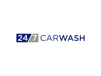 24/7 CarWash logo design by rizqihalal24
