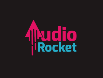 AudioRocket logo design by YONK