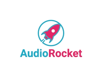 AudioRocket logo design by Fear