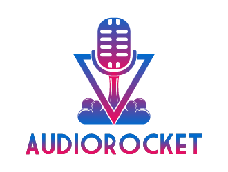 AudioRocket logo design by fastsev