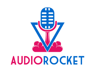 AudioRocket logo design by fastsev