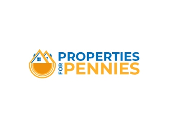 Properties For Pennies logo design by Rock