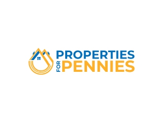Properties For Pennies logo design by Rock