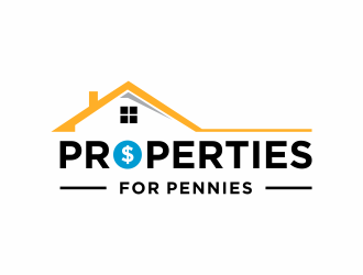 Properties For Pennies logo design by haidar
