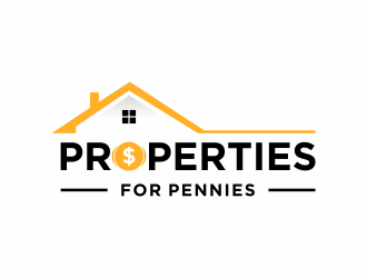 Properties For Pennies logo design by haidar