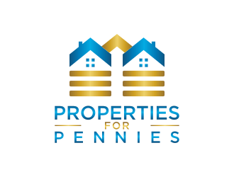 Properties For Pennies logo design by rizqihalal24