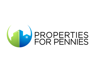 Properties For Pennies logo design by rykos