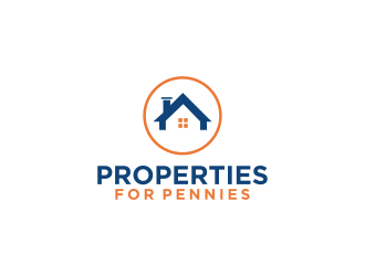 Properties For Pennies logo design by RIANW
