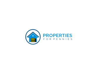 Properties For Pennies logo design by vostre