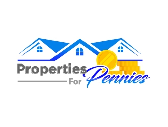Properties For Pennies logo design by corneldesign77