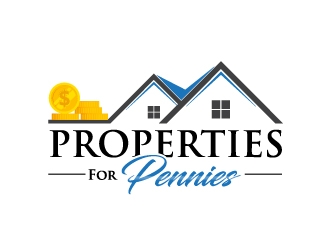 Properties For Pennies logo design by corneldesign77