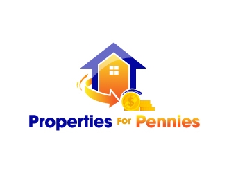 Properties For Pennies logo design by corneldesign77