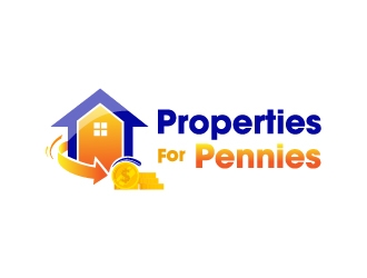 Properties For Pennies logo design by corneldesign77