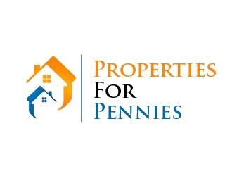 Properties For Pennies logo design by nikkl