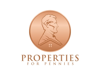 Properties For Pennies logo design by sanu