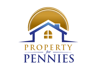 Properties For Pennies logo design by SOLARFLARE