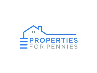 Properties For Pennies logo design by checx