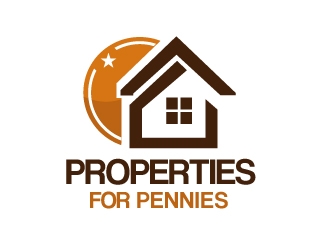 Properties For Pennies logo design by Suvendu