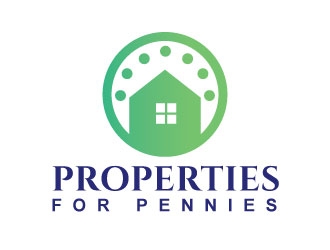 Properties For Pennies logo design by Suvendu