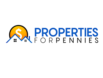 Properties For Pennies logo design by 3Dlogos
