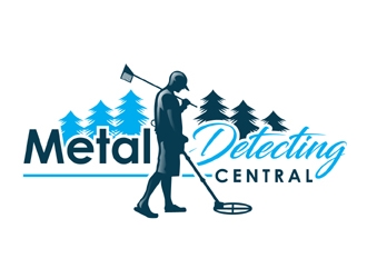 metal detecting central logo design by MAXR