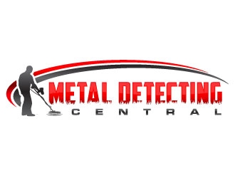 metal detecting central logo design by daywalker