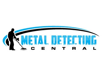 metal detecting central logo design by daywalker