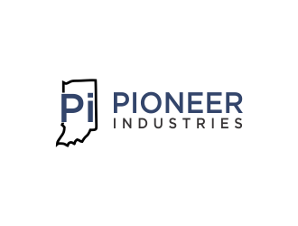 Pioneer Industries logo design by oke2angconcept