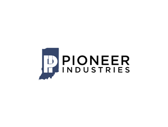 Pioneer Industries logo design by johana