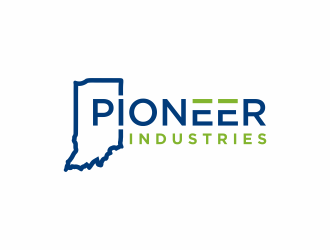 Pioneer Industries logo design by ammad