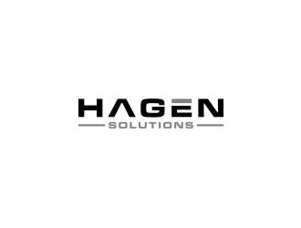 Hagen Solutions logo design by bricton