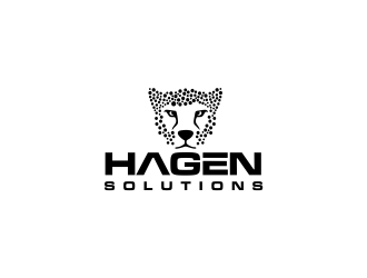 Hagen Solutions logo design by oke2angconcept