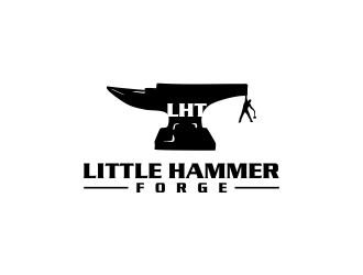 Little Hammer Forge logo design by oke2angconcept