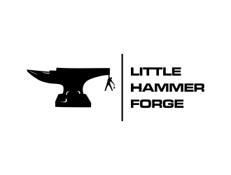 Little Hammer Forge logo design by oke2angconcept