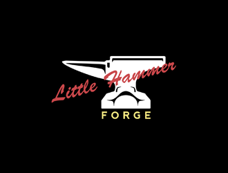 Little Hammer Forge logo design by johana