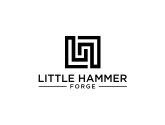 Little Hammer Forge logo design by dewipadi
