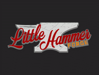 Little Hammer Forge logo design by lestatic22