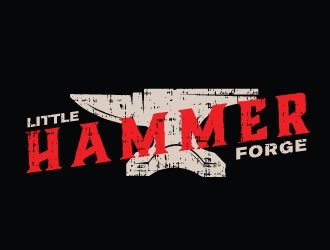 Little Hammer Forge logo design by DesignPal