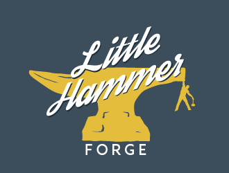 Little Hammer Forge logo design by SOLARFLARE