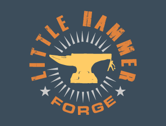 Little Hammer Forge logo design by SOLARFLARE