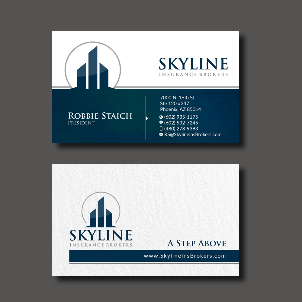 Skyline Insurance Brokers logo design by DreamLogoDesign